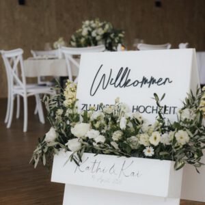 Willkommensschild