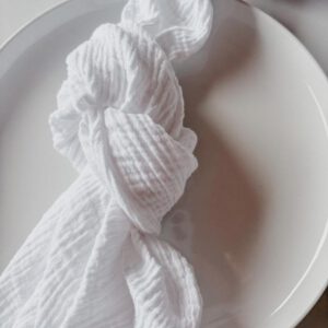 Stoffserviette "weiß"