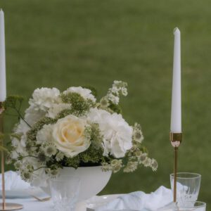 Gesteckschale "creme"