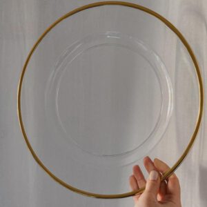 Platzteller "goldener Rand"
